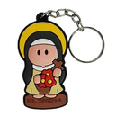 Chaveiro emborrachado Santa Teresinha