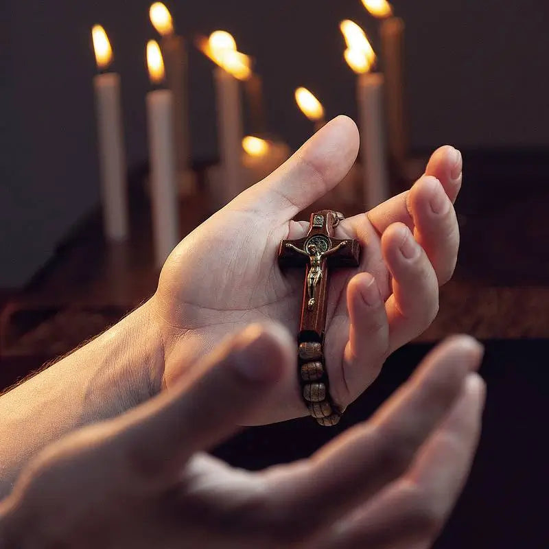 Terço Dezena Tranc. Elastico São Bento