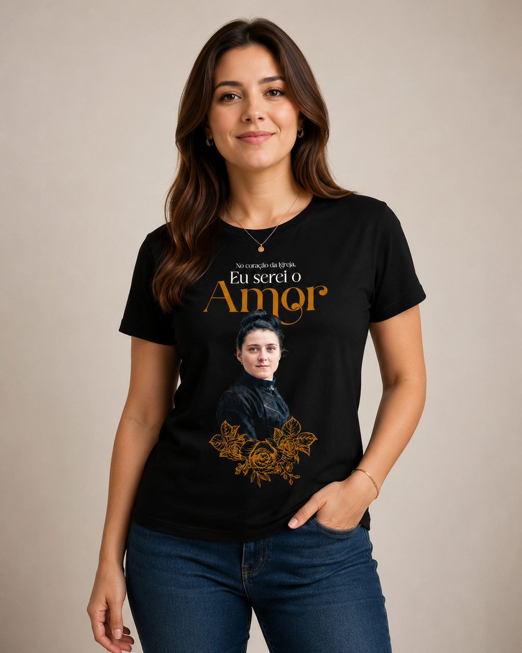 Camiseta Santa Teresinha