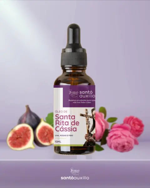 Óleo devocional de Santa Rita de Cássia - 10ml