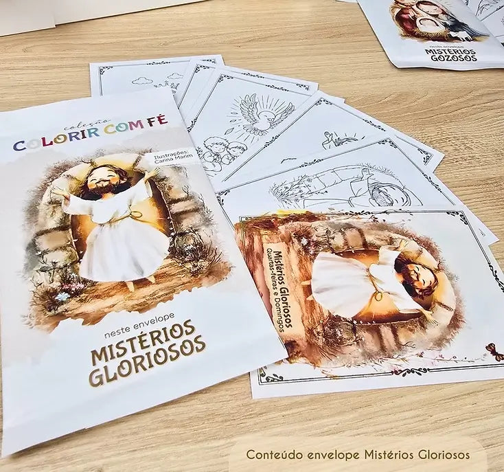 Coleção Colorir com Fé Rosario