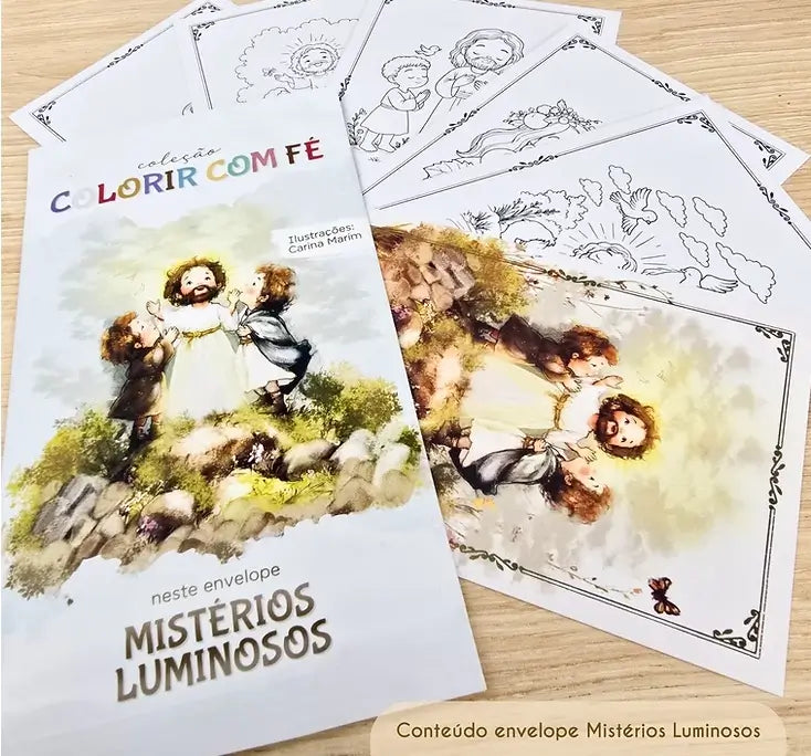 Coleção Colorir com Fé Rosario