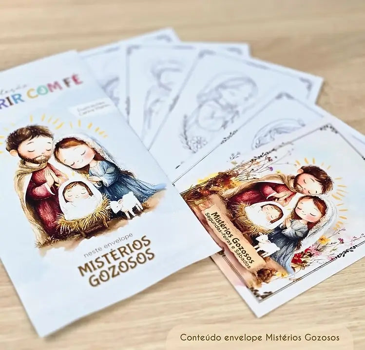 Coleção Colorir com Fé Rosario