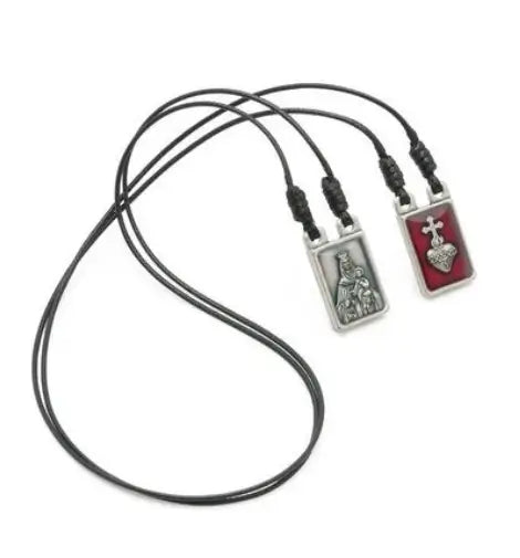 Escapulário Metal PV Res. Colar c/folheto