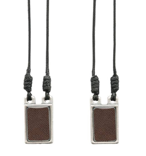 Escapulário Metal PV Res. Colar c/folheto