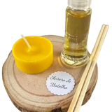 Kit Difusor e Vela Base Madeira