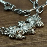 Pulseira Três Corações
