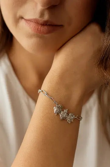 Pulseira Três Corações