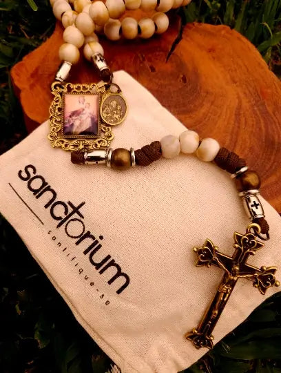 Terço Paracord Nossa Senhora do Carmo