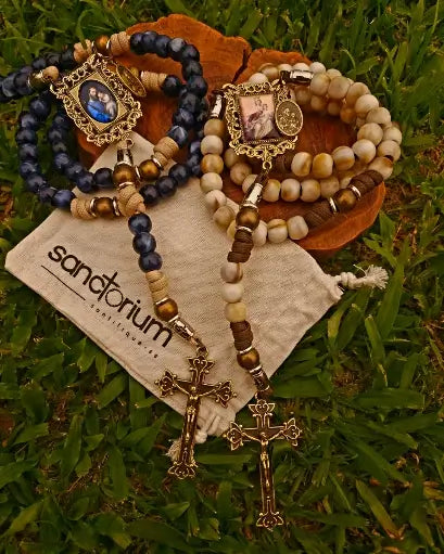 Terço Paracord Nossa Senhora do Carmo