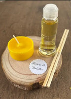 Kit Difusor e Vela Base Madeira