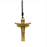Cruz Carmelitas Mensageiras cordão marrom