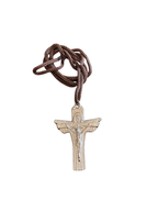 Cruz Carmelitas Mensageiras cordão marrom