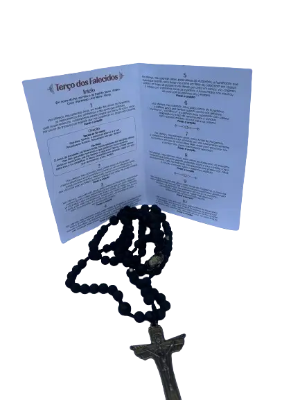 Terço pelos Falecidos - emborrachado