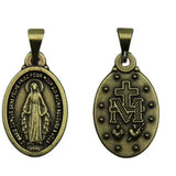 Medalha Nossa Graças Ouro Velho 1,8 cm