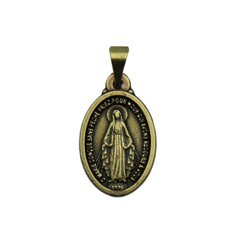 Medalha Nossa Graças Ouro Velho 1,8 cm