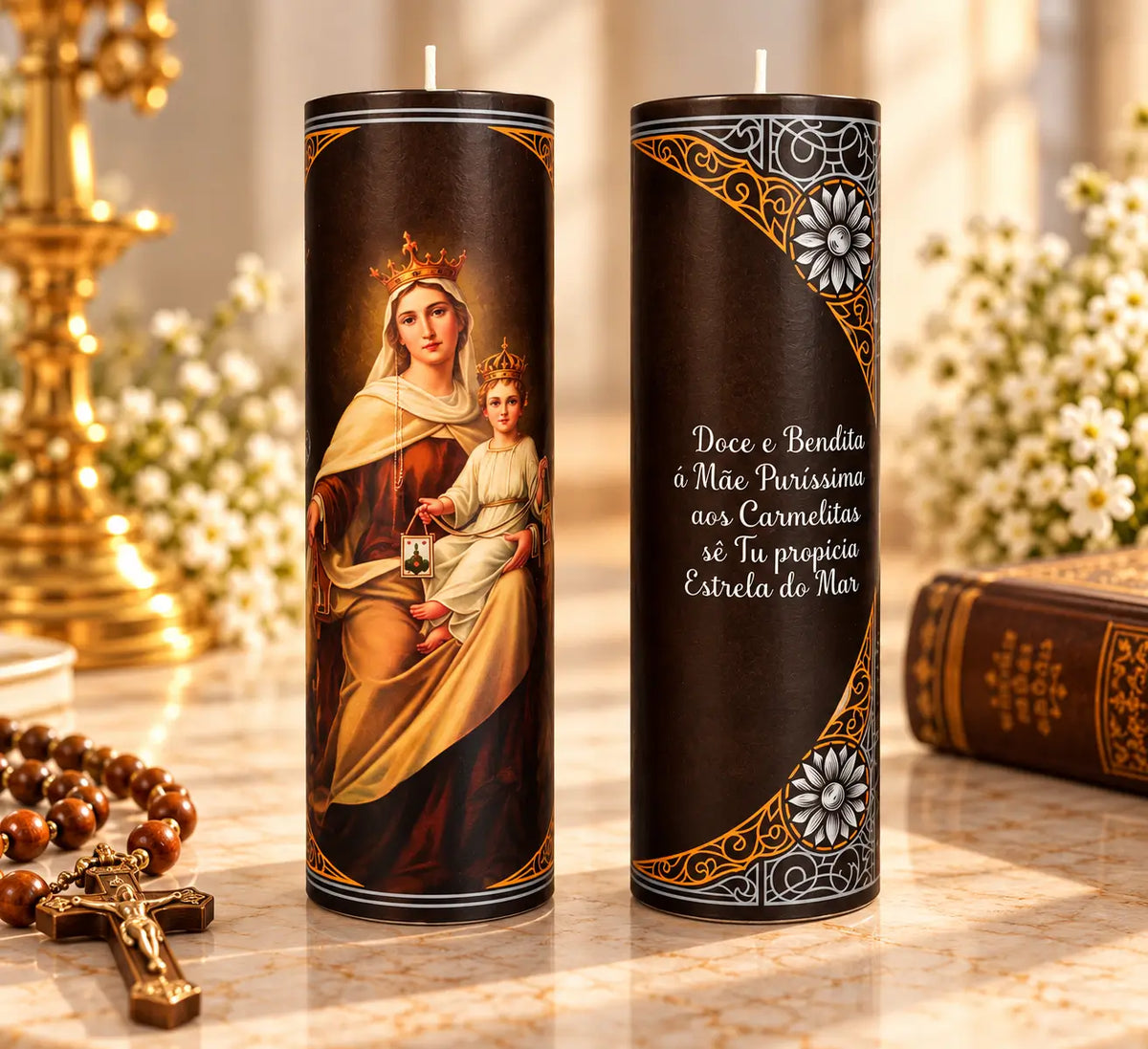 Vela votiva à Nossa Senhora do Carmo