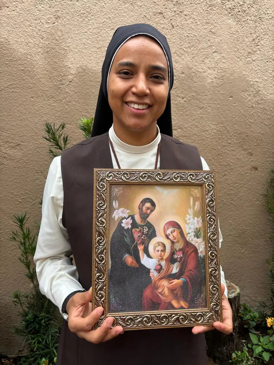 Quadro Três Corações 25x30