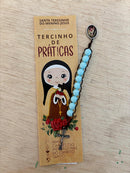 Terço das Práticas  de Santa Teresinha (contador) e com encarte do terço