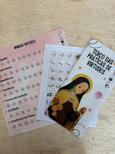 Terço das Práticas  de Santa Teresinha (contador) e com encarte do terço