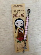 Terço das Práticas  de Santa Teresinha (contador) e com encarte do terço