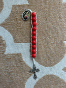 Terço das Práticas  de Santa Teresinha (contador) e com encarte do terço