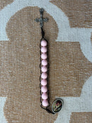 Terço das Práticas  de Santa Teresinha (contador) e com encarte do terço