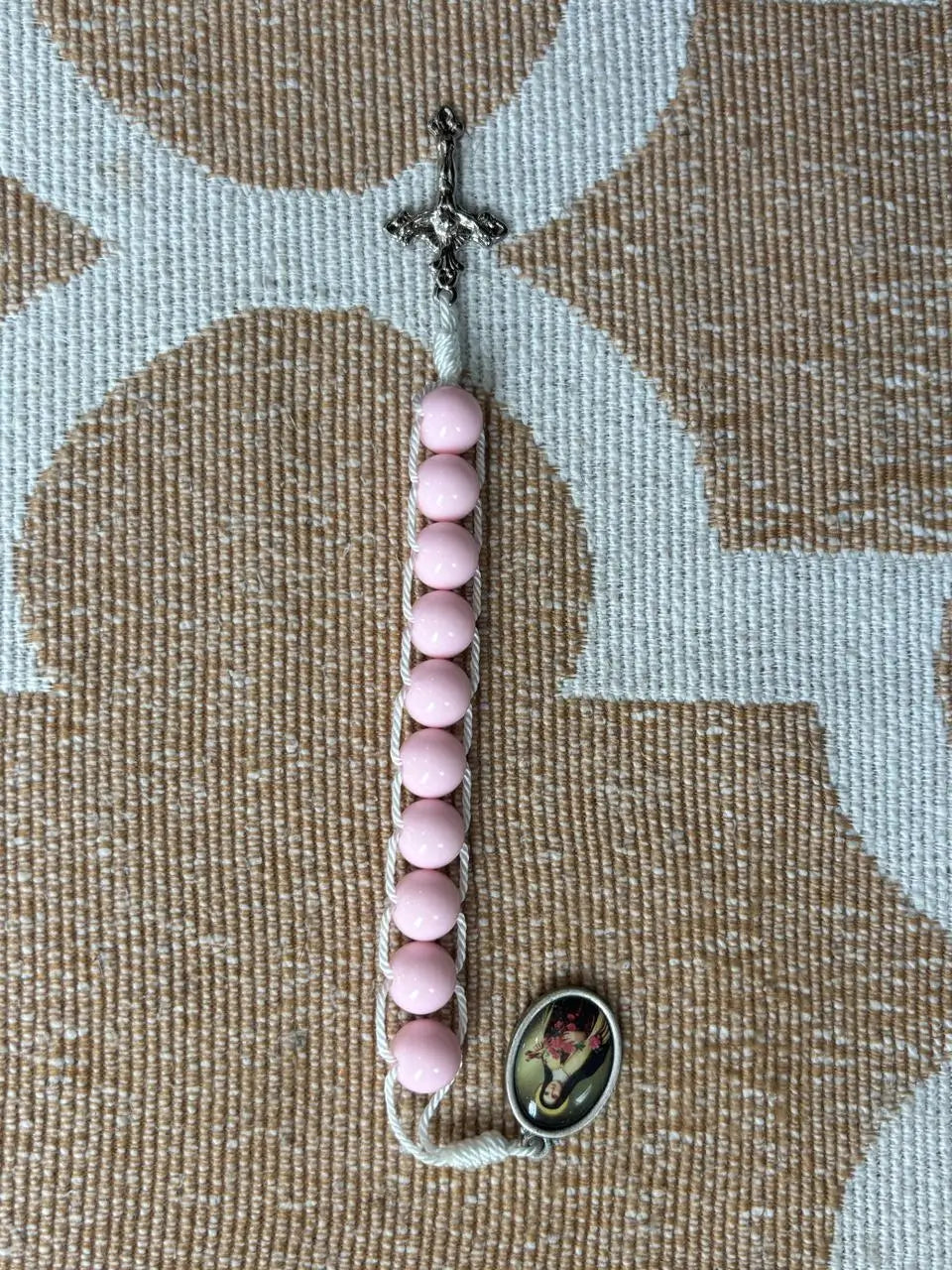 Terço das Práticas  de Santa Teresinha (contador) e com encarte do terço