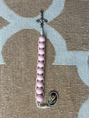 Terço das Práticas  de Santa Teresinha (contador) e com encarte do terço