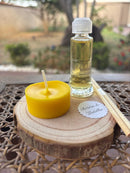 Kit Difusor e Vela Base Madeira