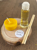 Kit Difusor e Vela Base Madeira