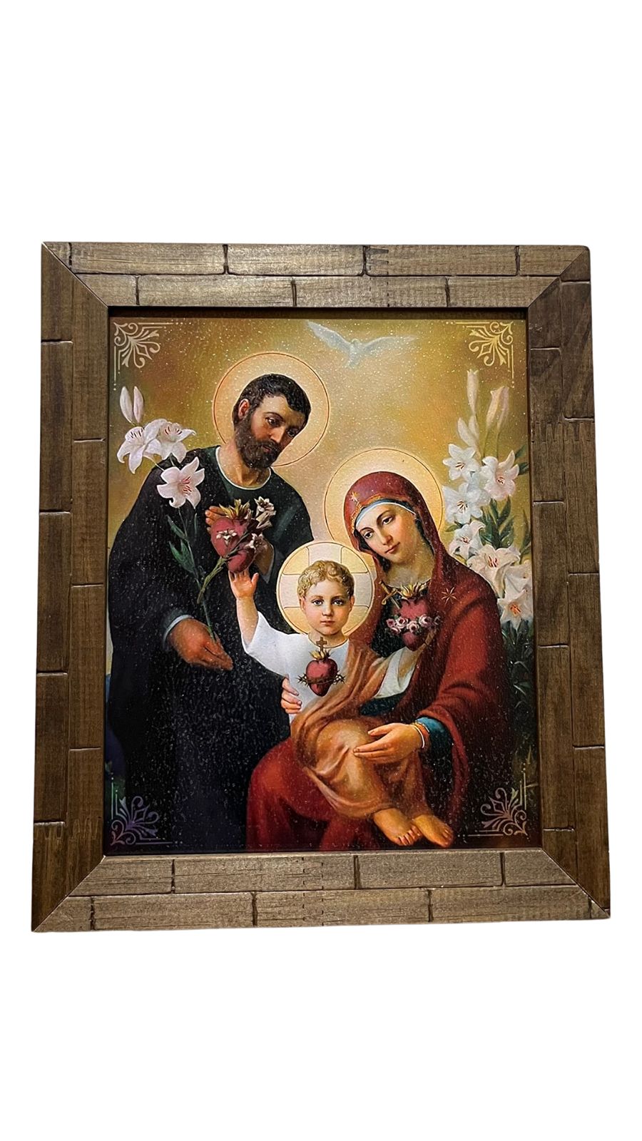 Quadro Três Corações 25x30