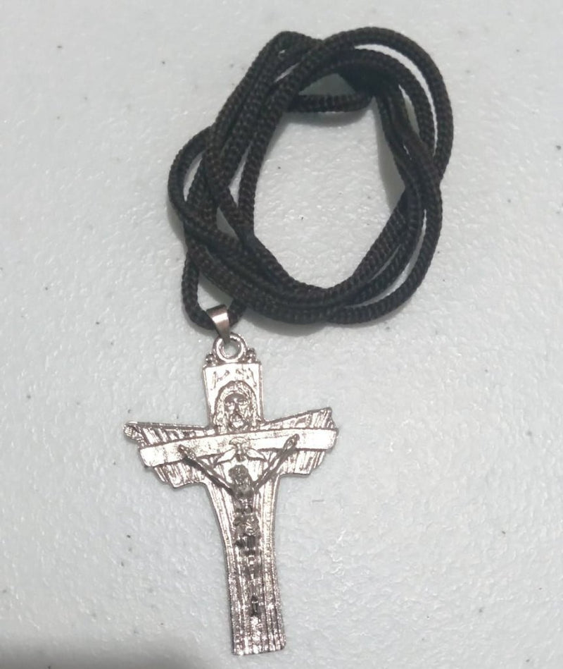 Cruz Carmelitas Mensageiras cordão marrom