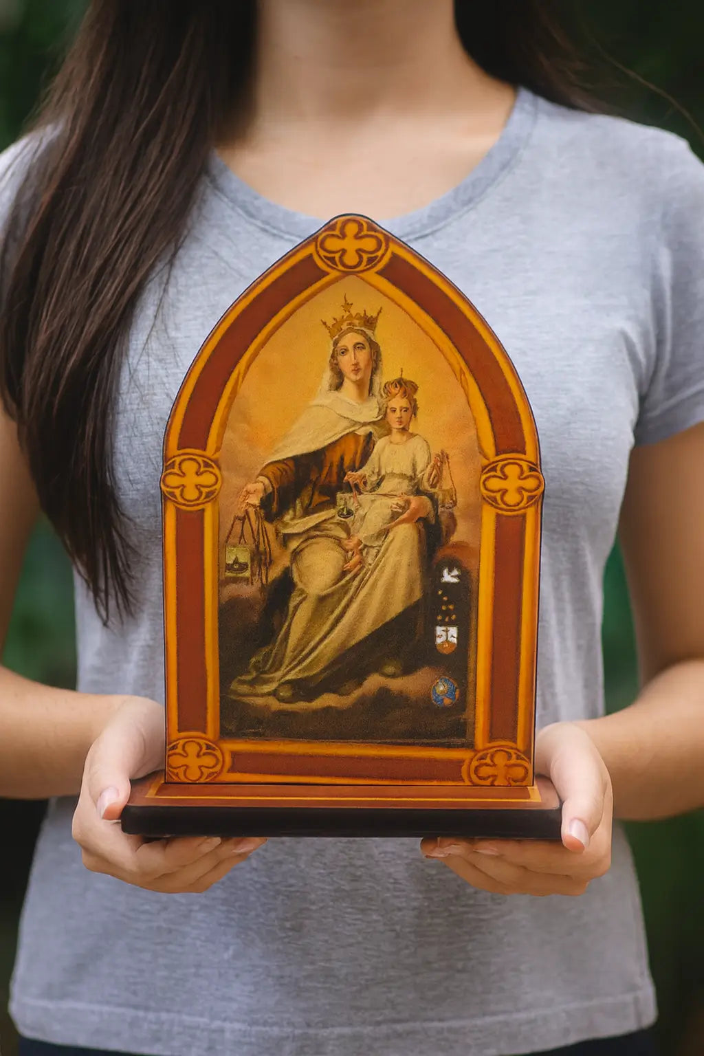 Adorno de mesa Nossa Senhora do Carmo