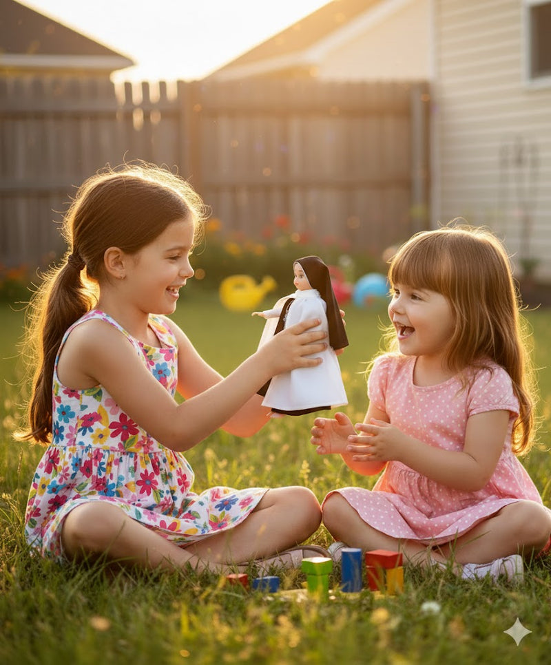 Boneca Carmelita Mensageira do Espírito Santo